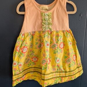 Matilda Jane yellow and pink tank top